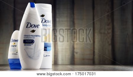 Variety Of Dove Products Including Body Milk And Anti-perspirant