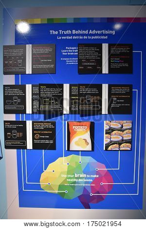 NEW YORK, NY - FEB 19: Children's Museum of Manhattan in New York, as seen on Feb 19, 2017. Its audience has grown to 325,000 visitors each year.