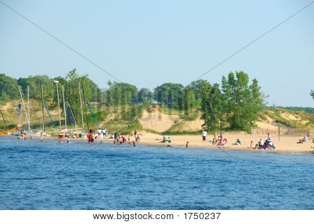 Muskegon Lake Michigan