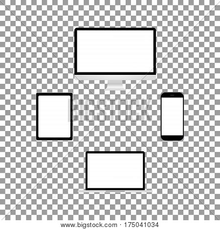 Technology device vector illustration new background pc