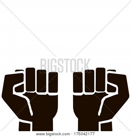 Hands gesture line icon set in modern geometric style with construction lines. Isolated vector illustration of human hands.