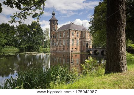 Bouvigne castle near Breda seen from the surrounding park
