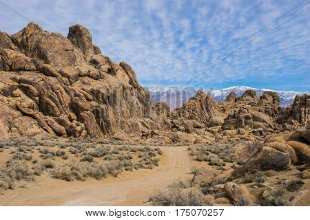 Boulder Pile Hills In California