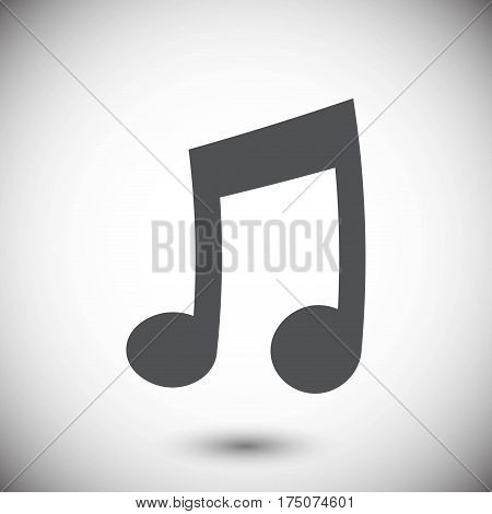 music icon stock vector illustration flat design