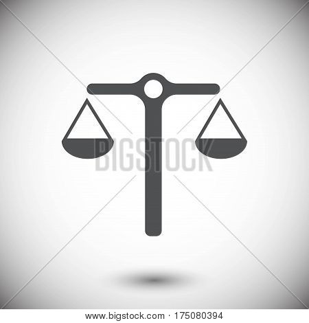 scales icon stock vector illustration stock vector illustration flat design