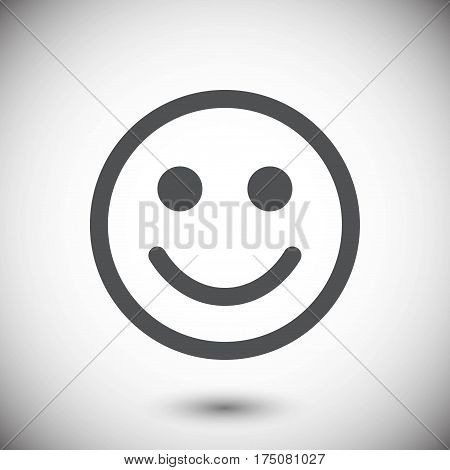 Smile icon stock vector illustration flat design