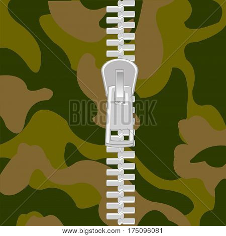 Clasp lightning on fabrics defensive fabrics camouflage