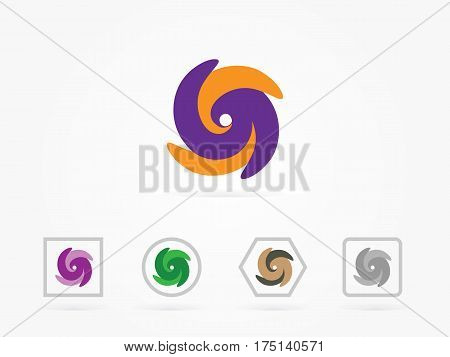 abstract symbol of letter s. template logo design