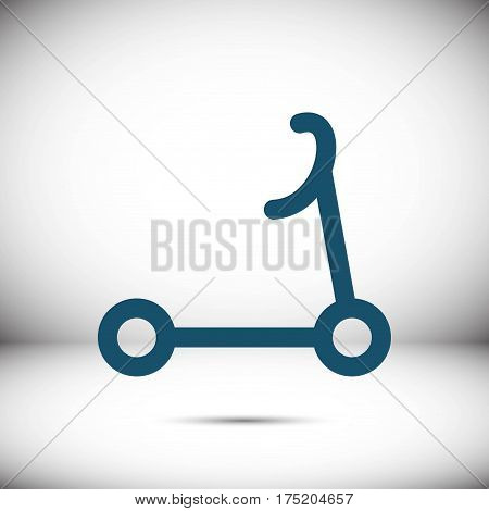 scooter icon stock vector illustration flat design