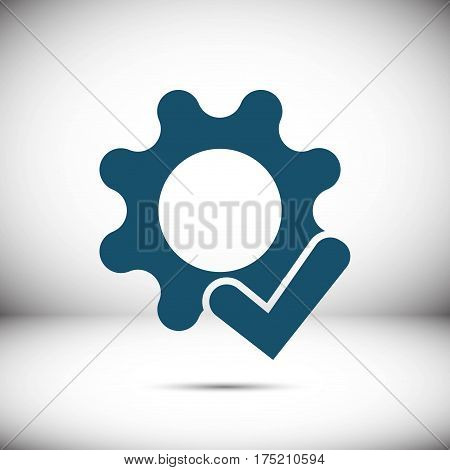 screwdriver icon stock vector illustration flat design
