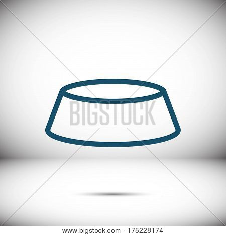 bowl icon stock vector illustration flat design