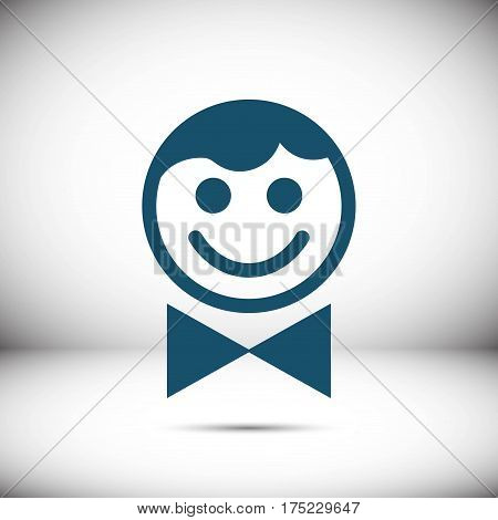 waiter icon stock vector illustration flat design