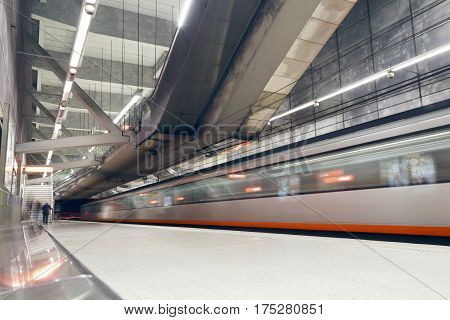 Bilbao City Subway Station. Sarriko Station.