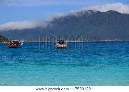 Beach Of Farol In The City Of Arraial Do Cabo  - Brazil