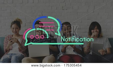 Communication Connection Speech Bubble Concept