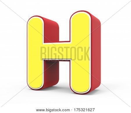Yellow Letter H