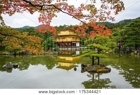 Kinkaku-ji Temple In Kyoto Japan