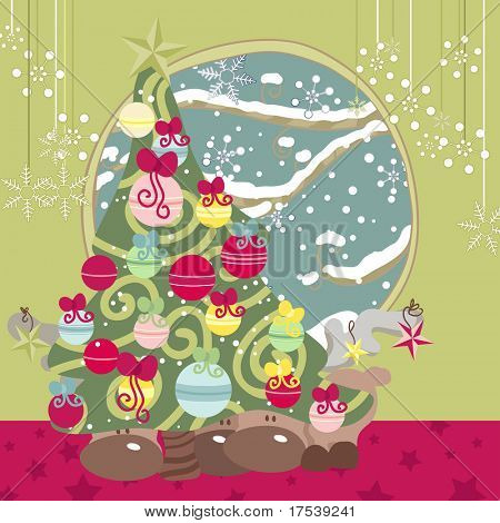 winter holiday card