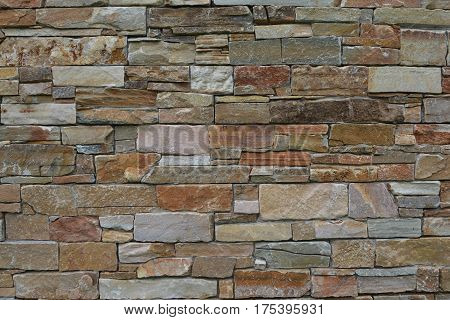 Modern stone texture background brick wall multicolor