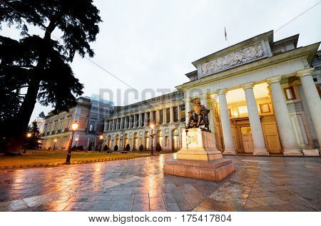 west access in the Prado Museum, Madrid, Spain