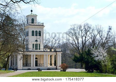 Maksimir park at spring time in Zagreb Croatia