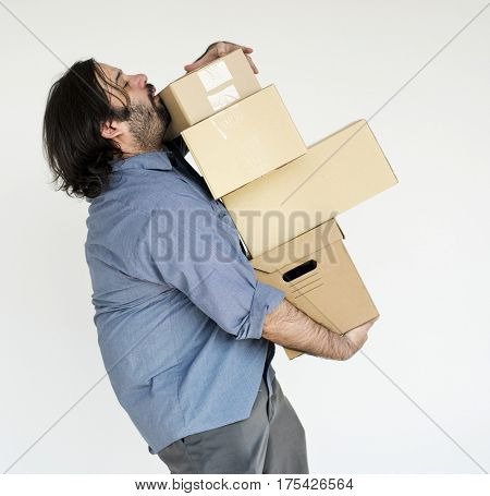 Studio People Shoot Portrait Isolated