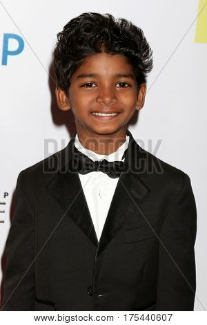 LOS ANGELES - FEB 11:  Sunny Pawar at the 48th NAACP Image Awards Arrivals at Pasadena Conference Center on February 11, 2017 in Pasadena, CA