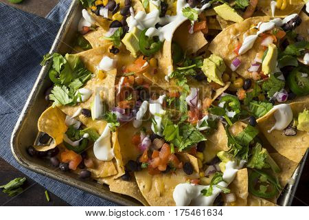 Homemade Loaded Sheet Pan Nachos