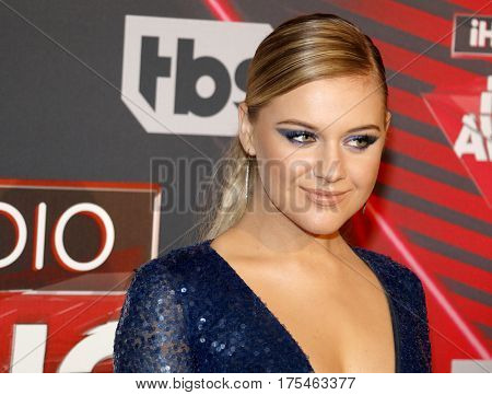 Kelsea Ballerini at the 2017 iHeartRadio Music Awards held at the Forum in Inglewood, USA on March 5, 2017.