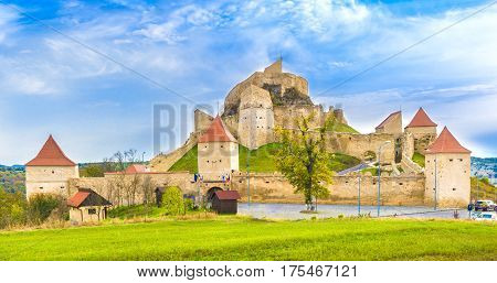 Medieval Fortress Rupea Brasov landmark Transylvania Romania