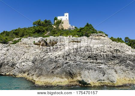The Coast Of Gargano National Park On Puglia