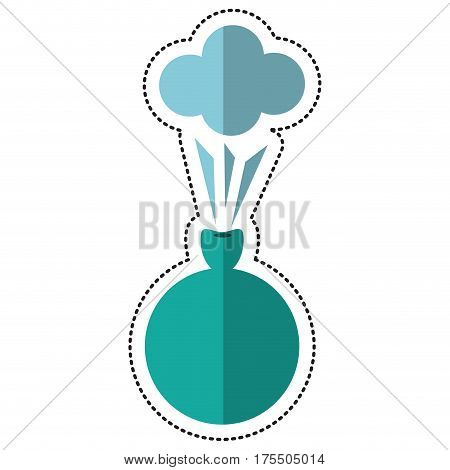 cartoon april fool whoopee cushion vector illustration eps 10