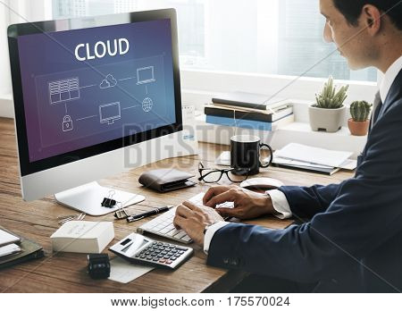 Cloud Computing Data Management Concept