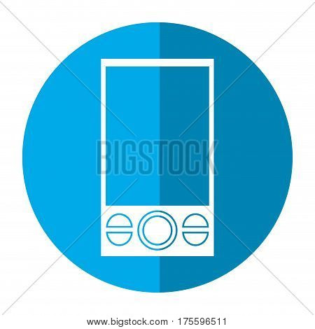 smartphone mobile technology communnication image vector illustration eps 10
