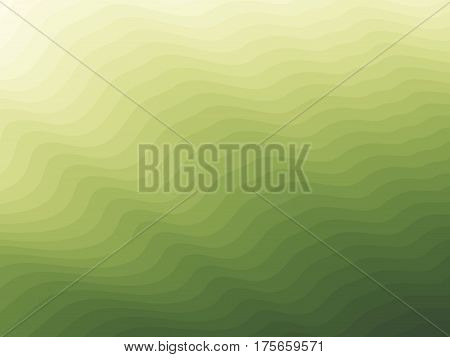 Vector green spring blurry texture background. Abstract bright gradient