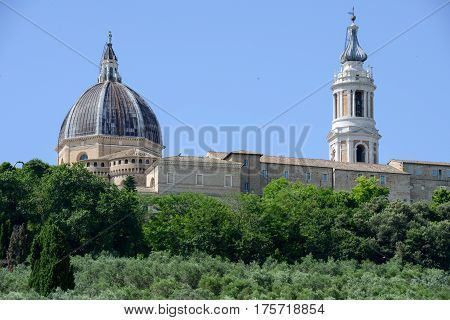 Shrine Of Our Lady At Loreto On Marche