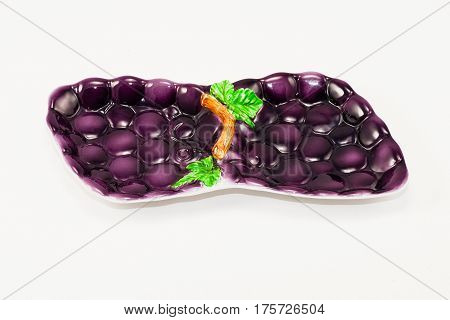 Grape Set - relish plate (two segments)