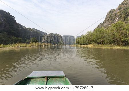 Tam Coc - Bich Dong tourist destination near Ninh Binh Vietnam