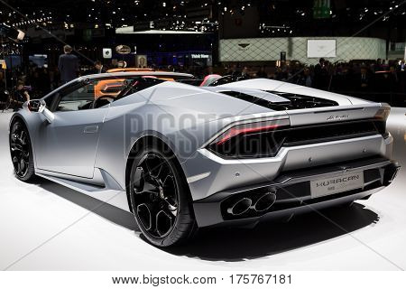 Lamborghini Huracan Rwd Spyder Sports Car