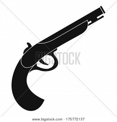 Gun icon. Simple illustration of gun vector icon for web