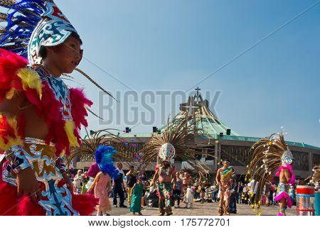 Day Of The Virgin Of Guadalupe In Mexico City