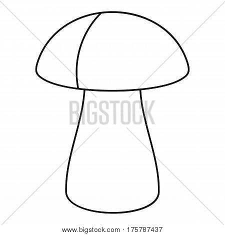 Fungus boletus icon. Outline illustration of fungus boletus vector icon for web