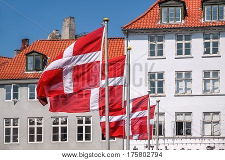 Waving Danish Flag