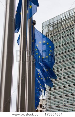 The Berlaymont is an office building that houses the headquarters of the European Commission which is the executive of the EU.
