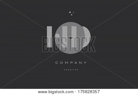 Hd H D  Grey Modern Alphabet Company Letter Logo Icon