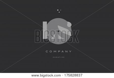 Ls L S  Grey Modern Alphabet Company Letter Logo Icon