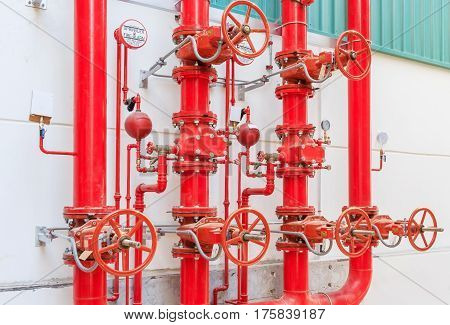 Water sprinkler and fire alarm system water sprinkler control system