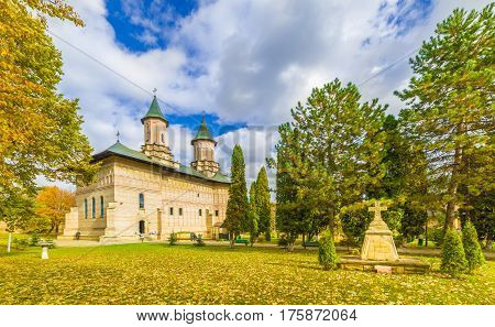 Galata monastery in Iasi city, Moldavia Romania.