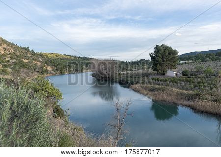 The river on your way through vallat in castellon