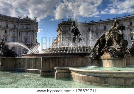 Popular Rome Landmark In Italy